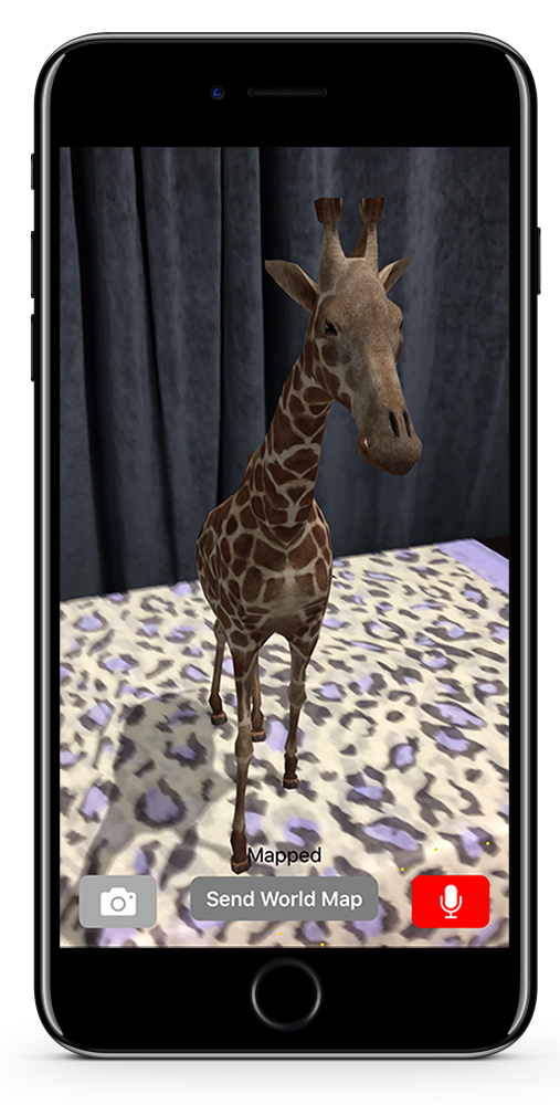 Magic AR Giraffe app screenshots
