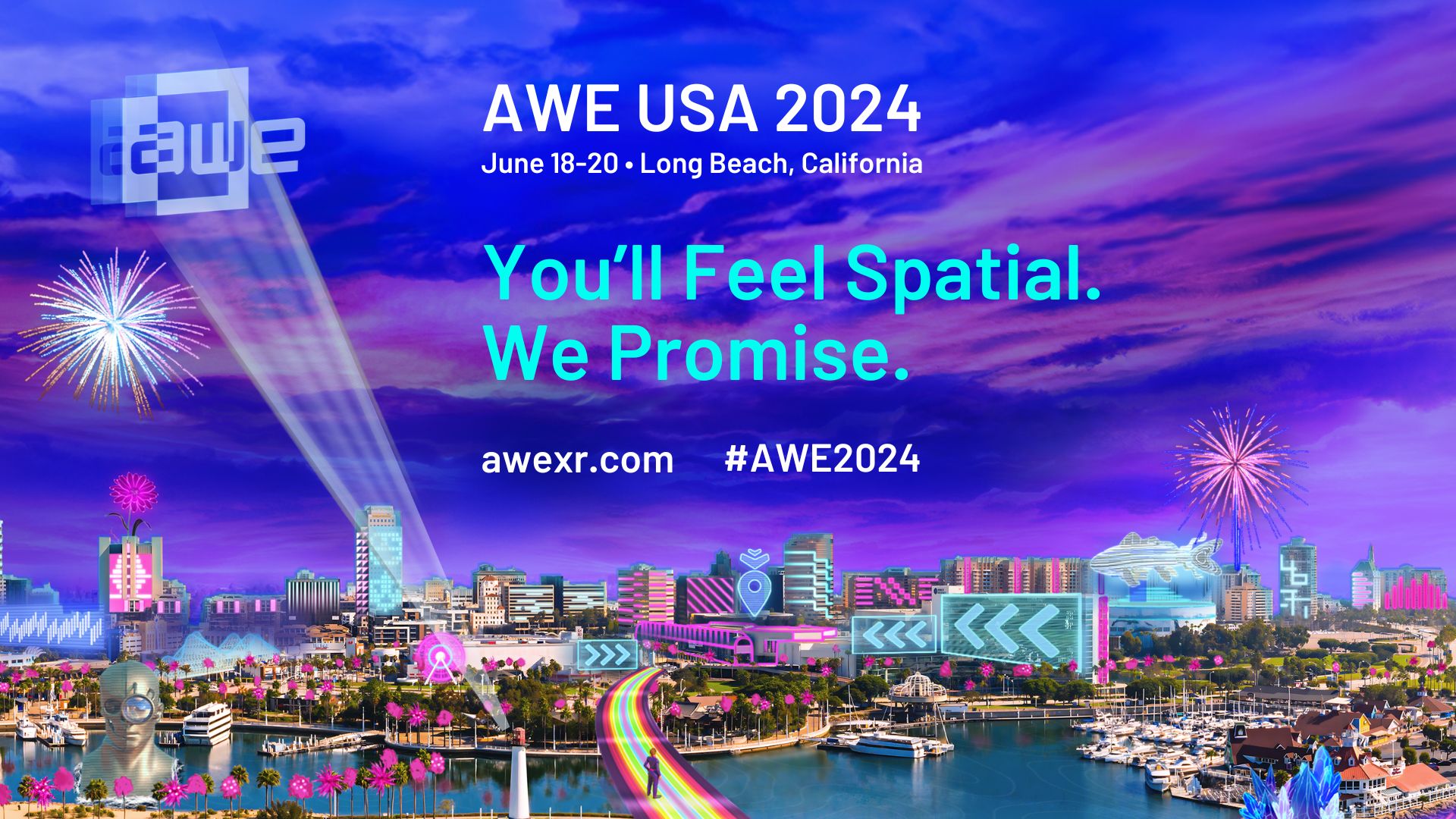 AWE 2024, Augmented World Expo banner